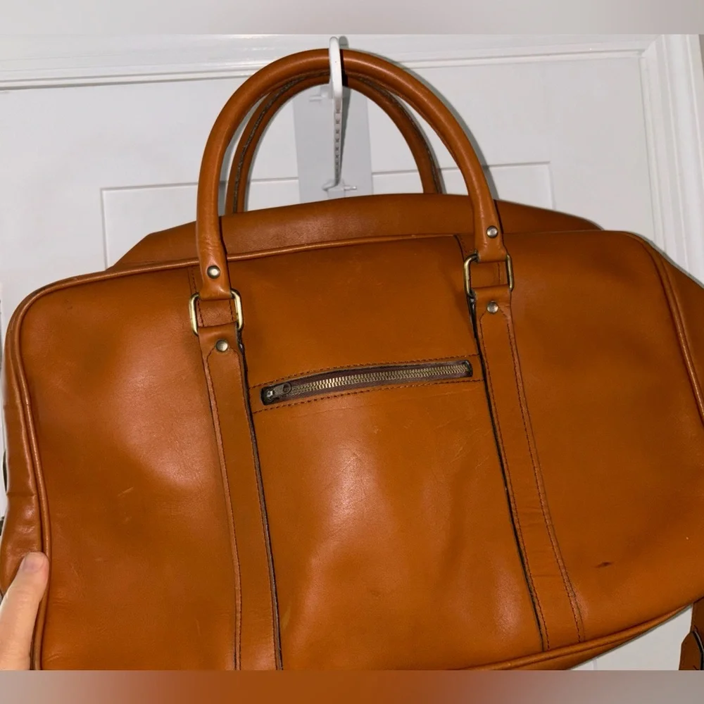Vintage Condor USA Classic Brown Leather Men's Travel Bag